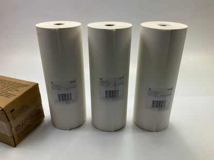 3M 06538 White Automotive Paint Masking Paper 12 In X 750 Feet - 3 ROLLS