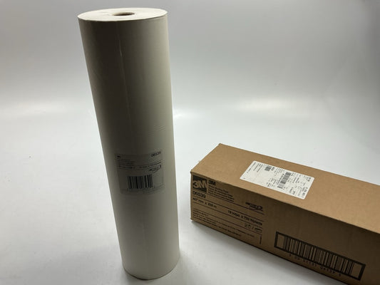 3M 06539 White Masking Paper Heat Resistant, Flexible, Lint Free, 18 In X 750 Ft