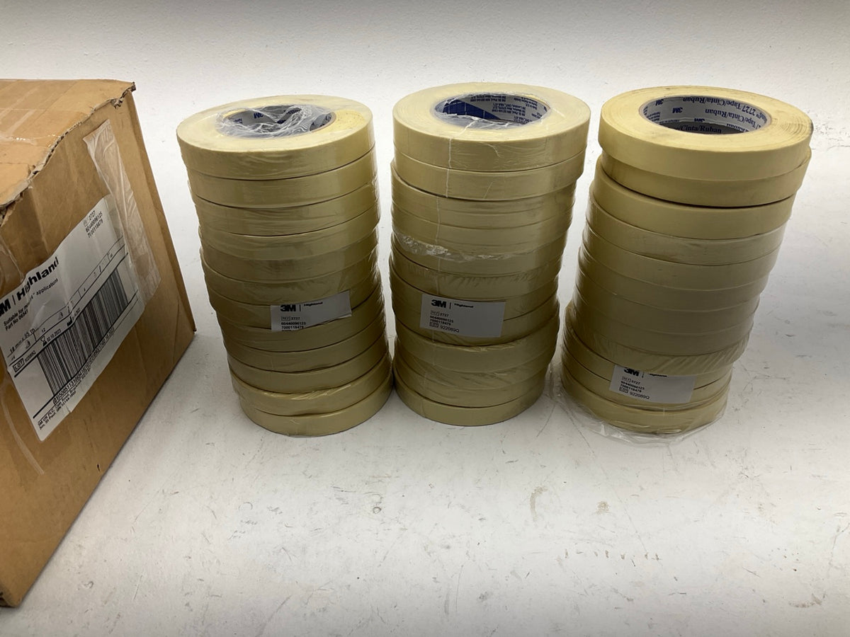 36 Rolls - 3M 06541 Masking Tape, 18mm X 55 M, 3/4 Inch X 180 Feet Each Roll