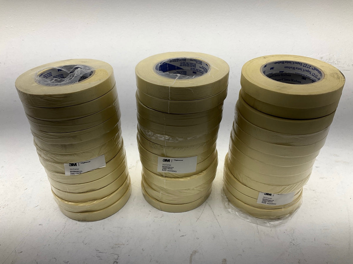 36 Rolls - 3M 06541 Masking Tape, 18mm X 55 M, 3/4 Inch X 180 Feet Each Roll
