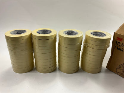(48) Rolls - 3M 06541 Highland 2727 Masking Tape 3/4 Inch X 60 Yard, Beige