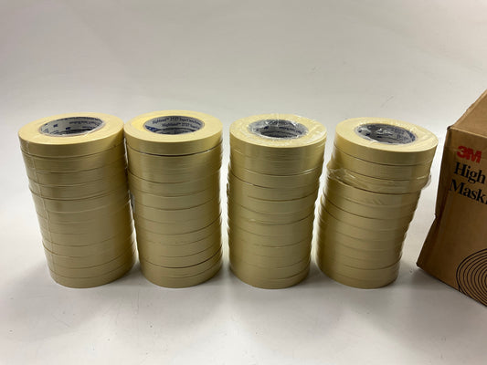 (48) Rolls - 3M 06541 Highland 2727 Masking Tape 3/4 Inch X 60 Yard, Beige