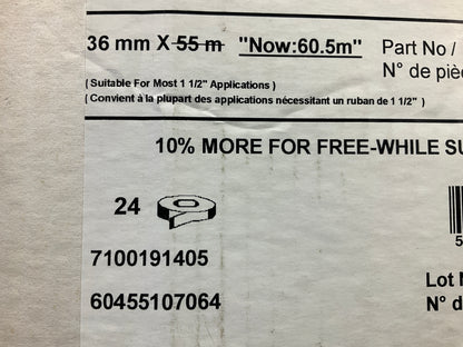 3M 06542 Highland Masking Tape 36mm X 55 M, 24 Rolls
