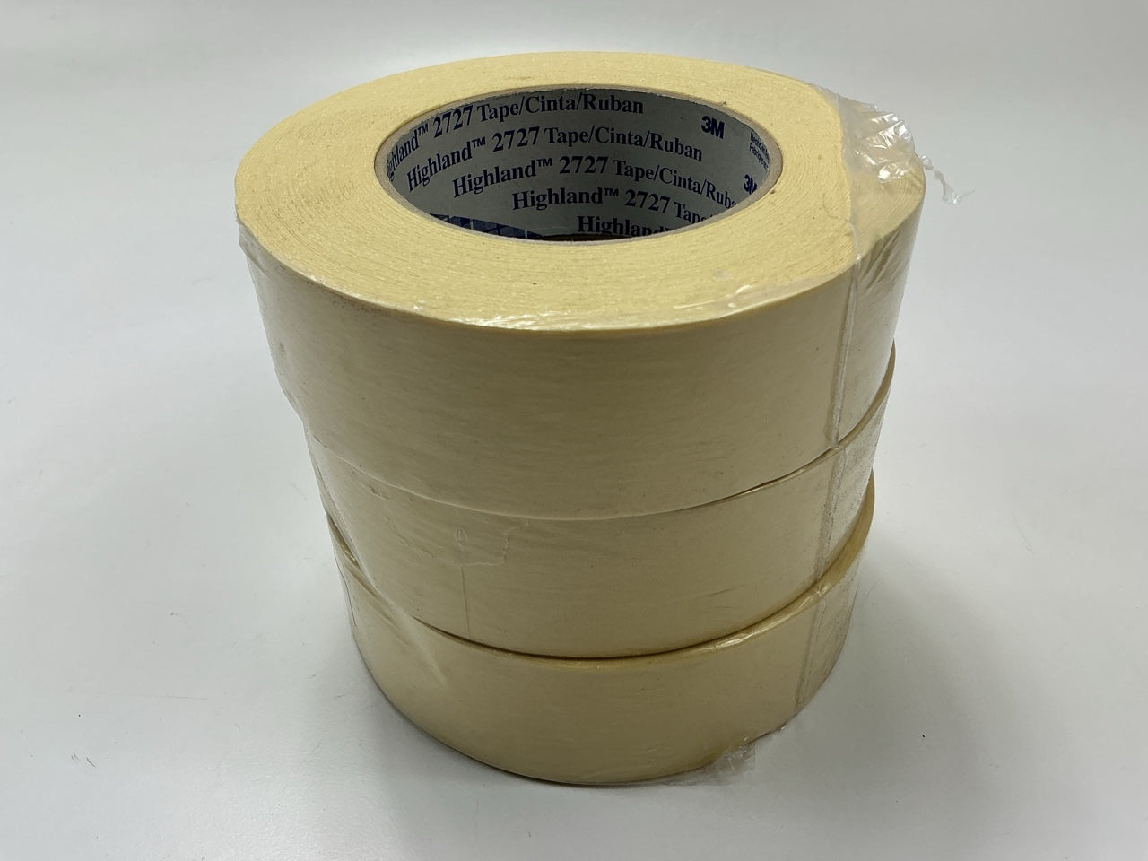 3M 06542 Highland Masking Tape 36mm X 55 M, 3 Rolls
