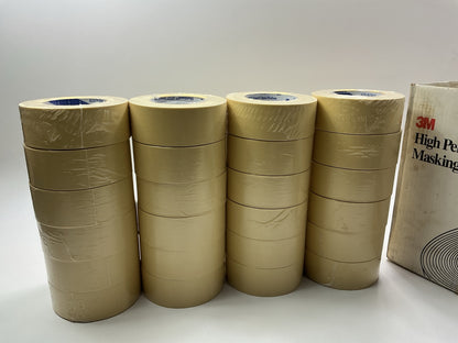 3M 06543 Highland Masking Tape 2727, 1.89''x60 Yard (48mm X 55M), 24 Rolls Total