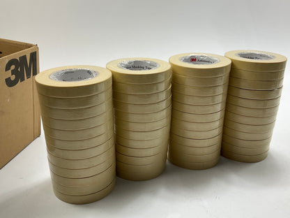 (48) Rolls - 3M 06545 Automotive Masking Tape 3/4'' X 60 Yard Each Roll