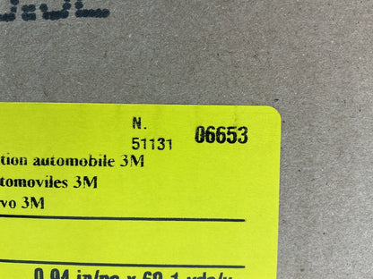 3M 06653 Automotive Refinish Masking Tape, 1'' X 60 Yard, 36 Rolls Total