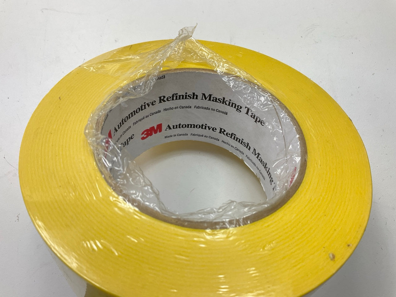 3M 06656 Crepe Paper Automotive Refinish Tape 2'', 6 Pack Yellow 1.875'' X 60 Yard