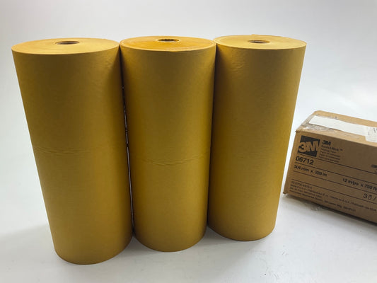 3M 06712 Scotchblok Paint Masking Paper, 12''x750 Feet, Gold