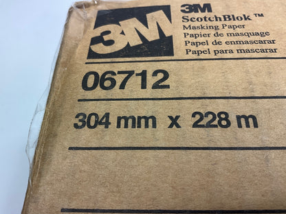 3M 06712 Scotchblok Paint Masking Paper, 12''x750 Feet, Gold
