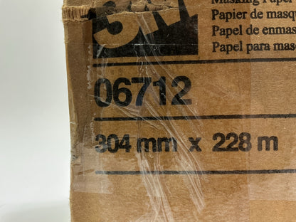 IMPERFECT 3M 06712 Scotchblok Gold Paint Masking Paper, 2 Rolls Of 12''x750' Each
