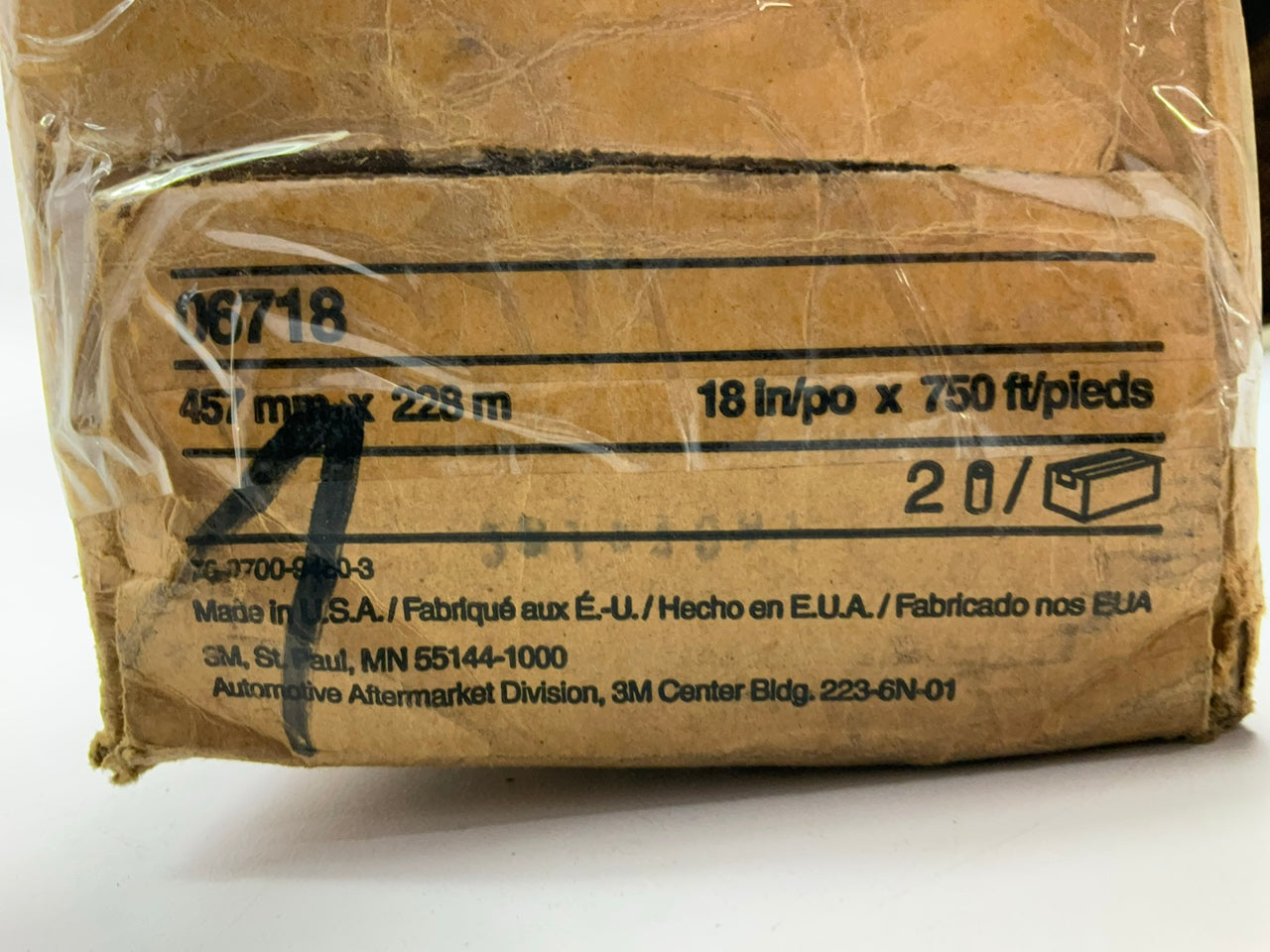 COSMETIC DAMAGE (2) 3M 06718 Scotchblok 18'' X 750' Feet Auto Body Masking Paper