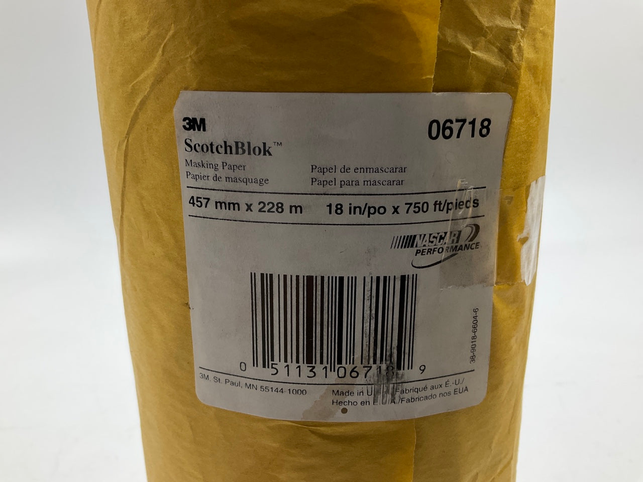 Cosmetic Damage #1, See Actual Photos 3M 06718 Masking Paper 18'' X 750 FEET