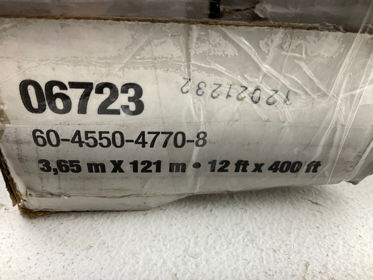 3M 06723 Heavy Duty Clear Plastic Sheeting Roll 12' X 400' - Car Protective Film