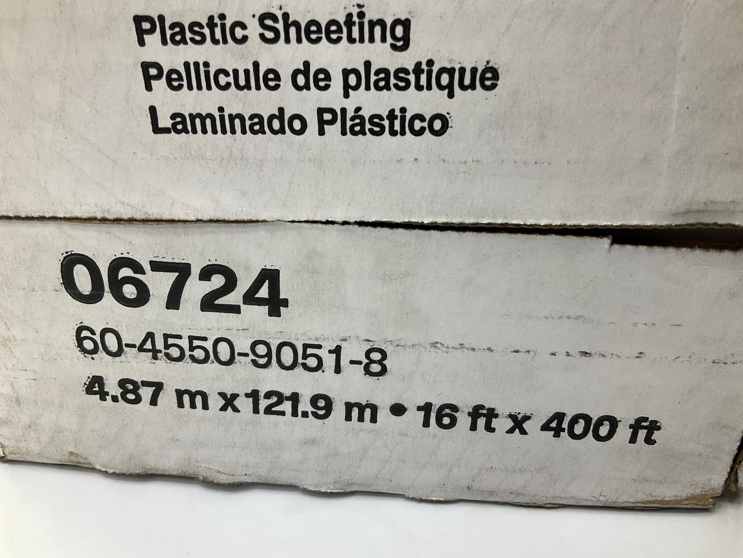 3M 06724 Plastic Sheeting Automotive Paint Overspray Protection (16 Ft X 350 Ft)