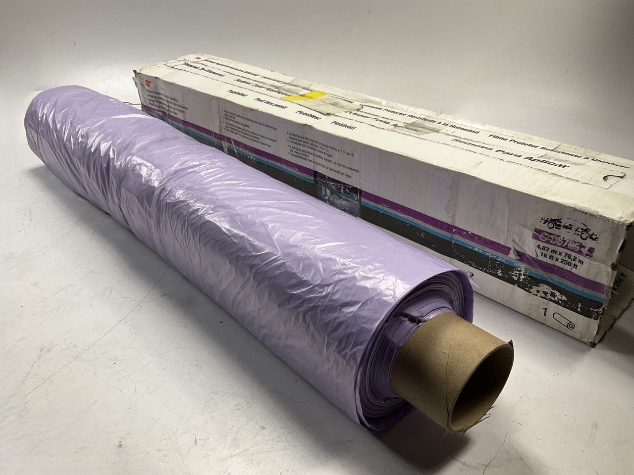 3M 06725 Moisture Resistant 16 Feet X 250 Ft Paint Overspray Protective Sheeting
