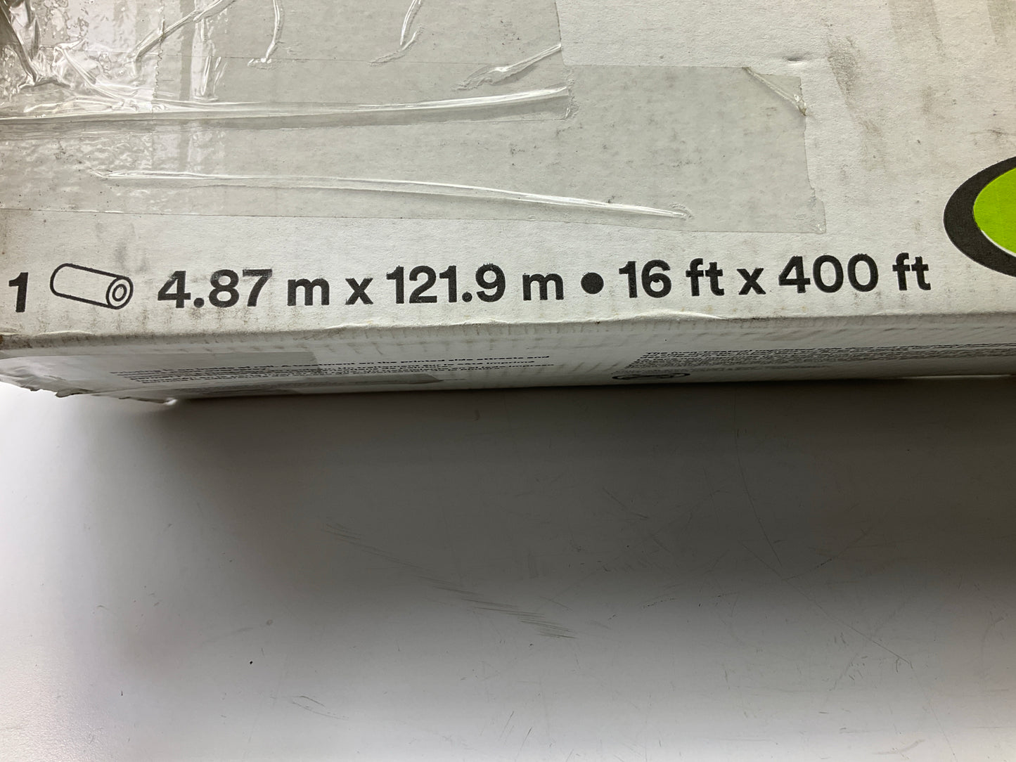 MISSING TAPE - 3M 06728 Overspray Plastic Masking Protective Sheeting 16'x400'