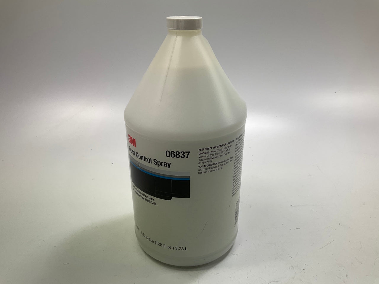 3M 06837 Dust Control Spray - 1 Gallon (128 Fl.oz )