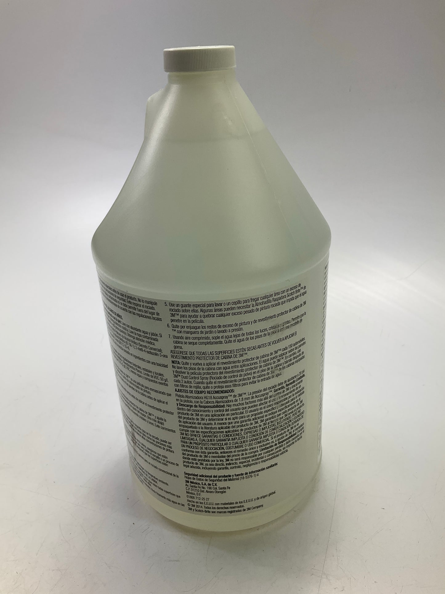 3M 06839 Paint Booth Coating For Paint Overspray Protection, Clear, 1 Gallon