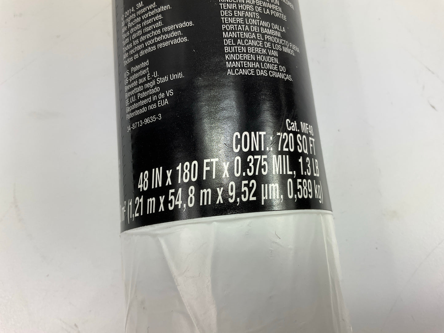 3M 06848 MF48+ Pre-Folded Masking Film, 48'' X 180' 0.375mil
