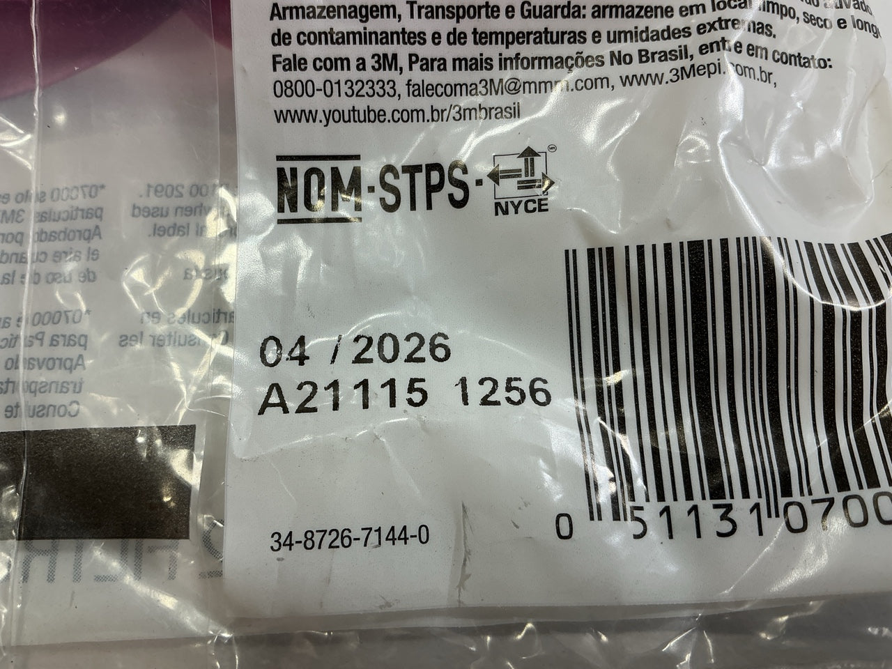 17 Packs Of 2 Each. 3M 07000 Particulate Filter P100 Organic Vapor Filter 2026