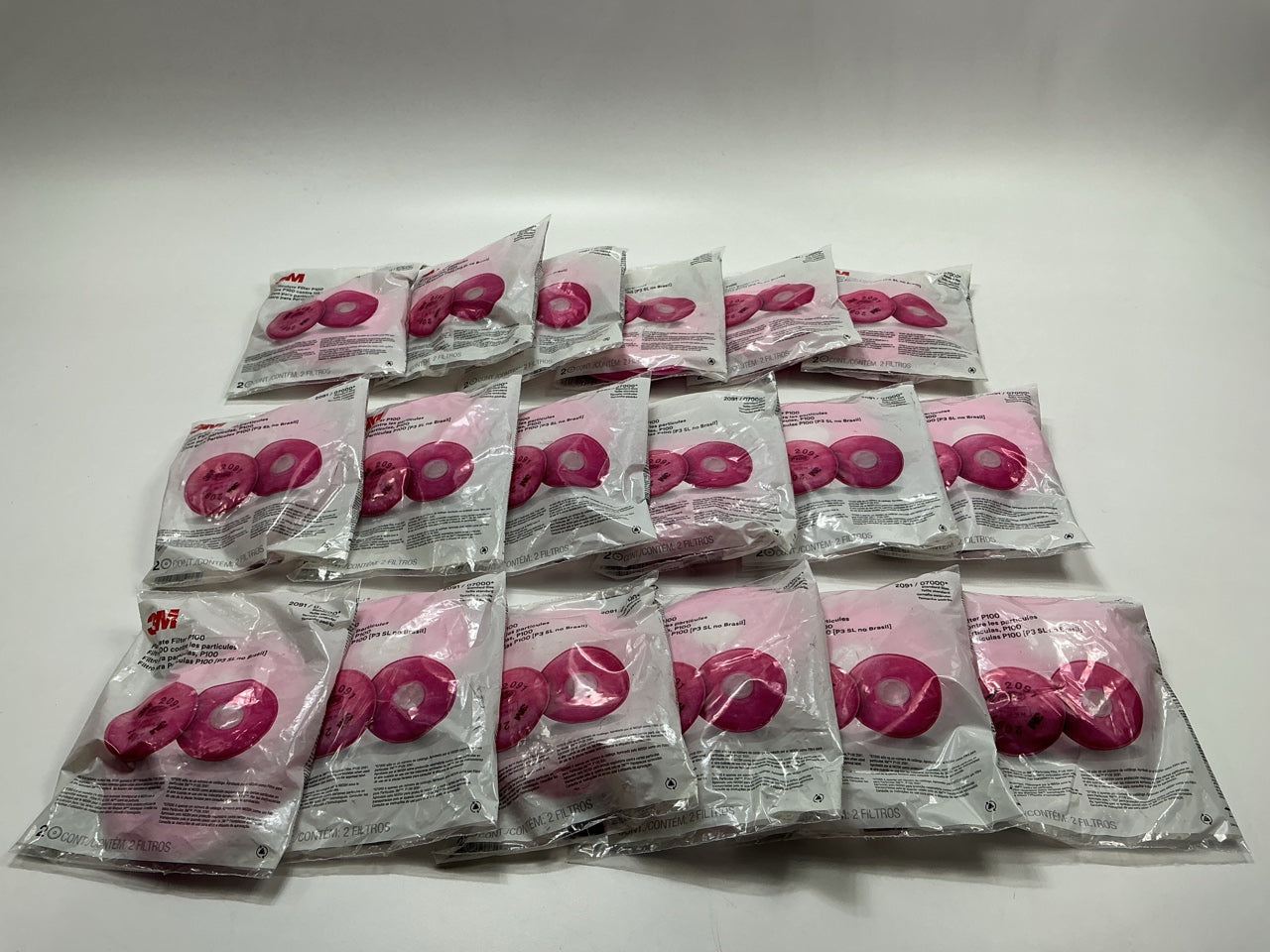 18 Packs Of 2 Each. 3M 07000 Particulate Filter P100 Organic Vapor Filter 2026