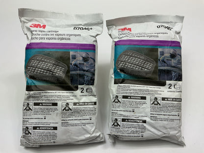 2 Packs Of 2, 3M 07046 Organic Vapor Mask Cartridge 6001 (as Shown) Exp. 03/2027