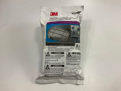 3M 07046 Organic Vapor Cartridge 6001 - 2 Pack (as Shown) Exp. 08-2029