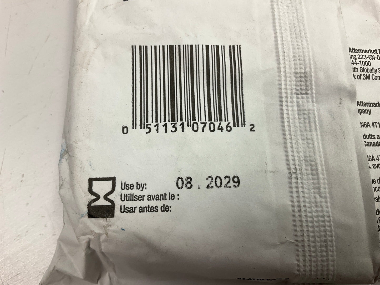 3M 07046 Organic Vapor Cartridge 6001 - 2 Pack (as Shown) Exp. 08-2029