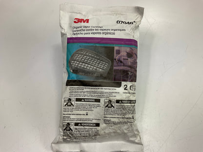 3M 07046 Organic Vapor Cartridge 6001 - 2 Pack (as Shown) Exp. 11/2027