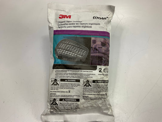 3M 07046 Organic Vapor Cartridge 6001 - 2 Pack (as Shown) Exp. 11/2027
