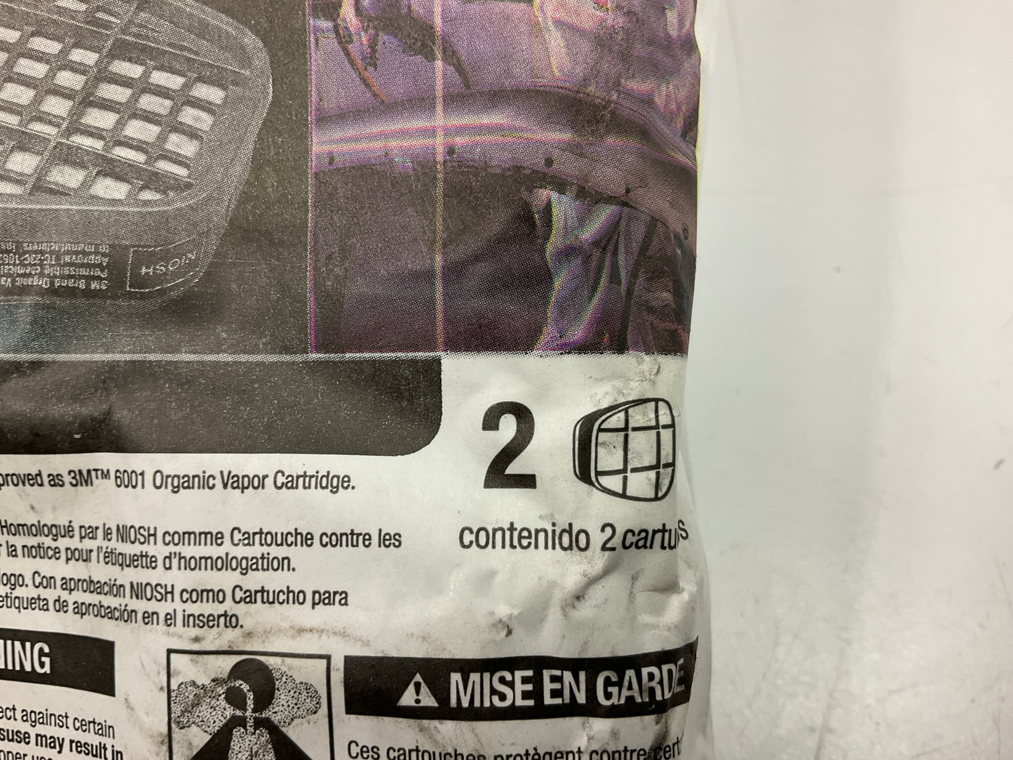 3M 07046 Organic Vapor Cartridge 6001 - 2 Pack (as Shown) Exp. 11/2027