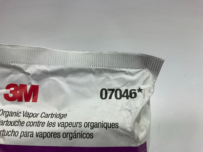 3M 07046 Organic Vapor Cartridge 6001 - 2 Pack (as Shown) Exp. 11/2027