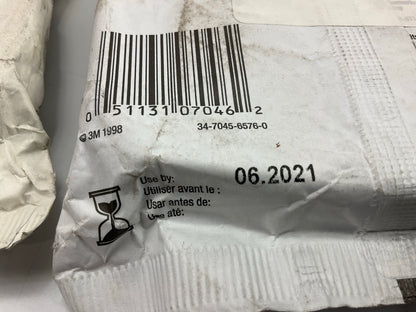 EXPIRED LOT - 3M 07046 Organic Vapor Filter Cartridges, 4 Packs Of 2 Each