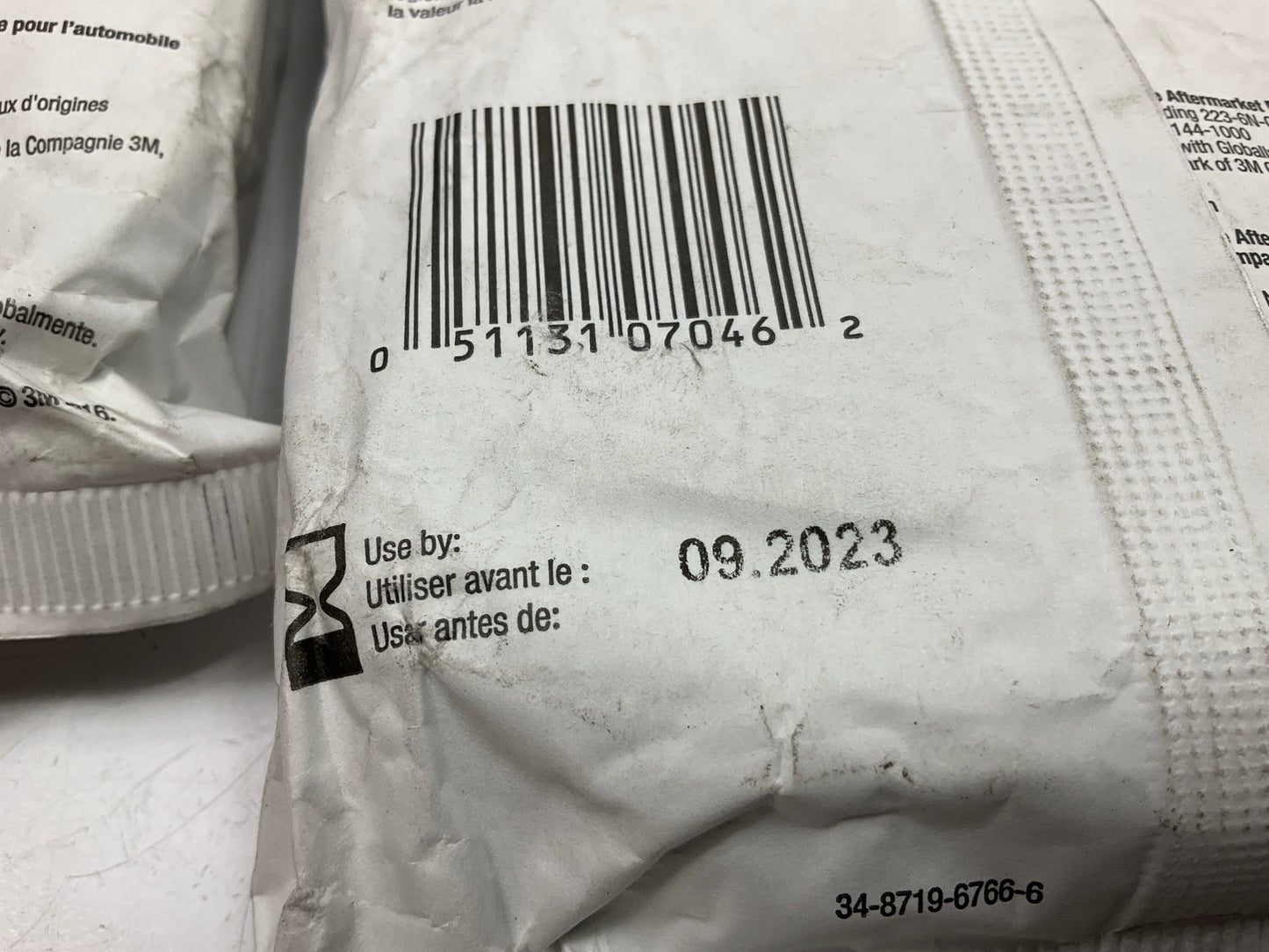 EXPIRED LOT - 3M 07046 Organic Vapor Filter Cartridges, 4 Packs Of 2 Each