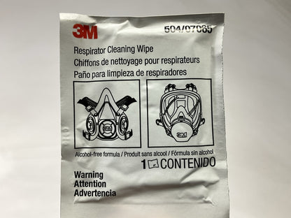 3M Automotive 7065 Respirator Cleaning Wipe 504, 100 Per Box
