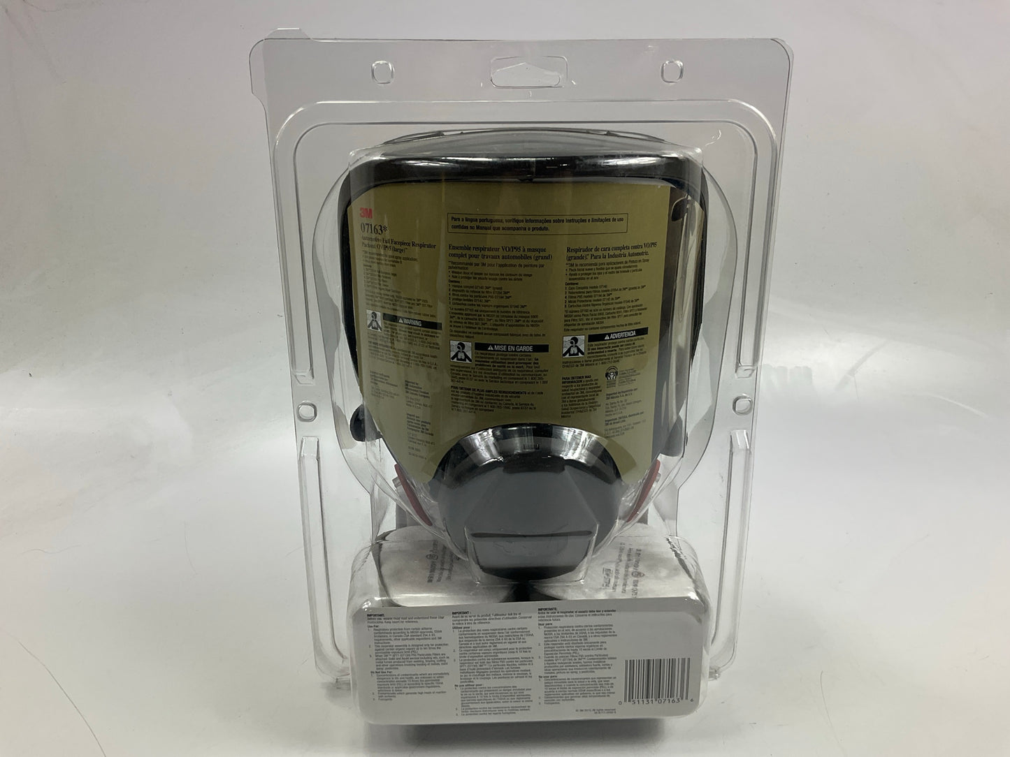 3M 07163 Full Facepiece Respirator Packout Organic Vapor P95, Large EXP 04/2029