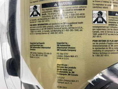 3M 07163 Full Facepiece Respirator Packout Organic Vapor P95, Large EXP 08/2028