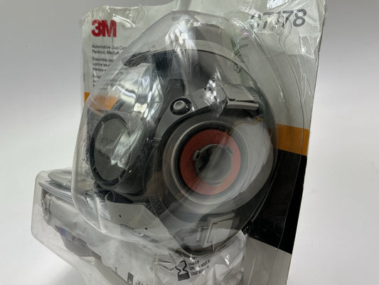 OPEN BOX 3M 07178 Automotive Paint Spray Respirator Mask, Medium OV/P95 08/2029