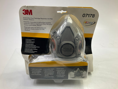 OPEN BOX 3M 07178 Paint Spray Respirator Mask, Medium OV/P95 Exp. 11/2025