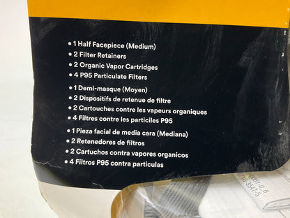 OPEN BOX 3M 07178 Paint Spray Respirator Mask, Medium OV/P95 Exp. 11/2025