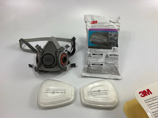 3M 07178 Automotive Paint Spray Respirator Mask, Medium OV/P95 Exp. 11/2025