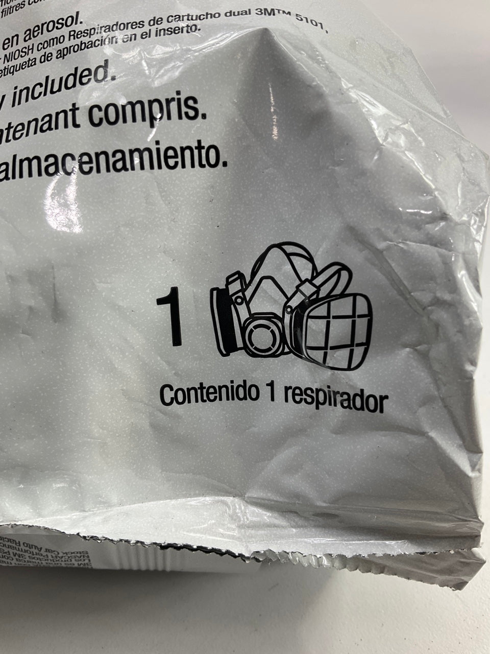 3M 07191 Dual Cartridge Respirator Assembly, Organic Vapor/P95 Small 02/2026 Exp