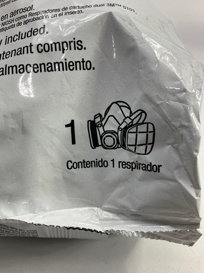 3M 07191 Dual Cartridge Respirator Assembly, Organic Vapor/P95 Small 02/2026 Exp