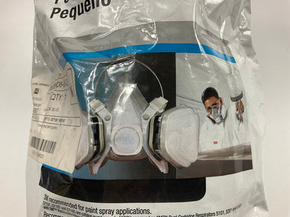 3M 07191 Dual Cartridge Respirator Assembly, Organic Vapor/P95 Small 02/2027 EXP