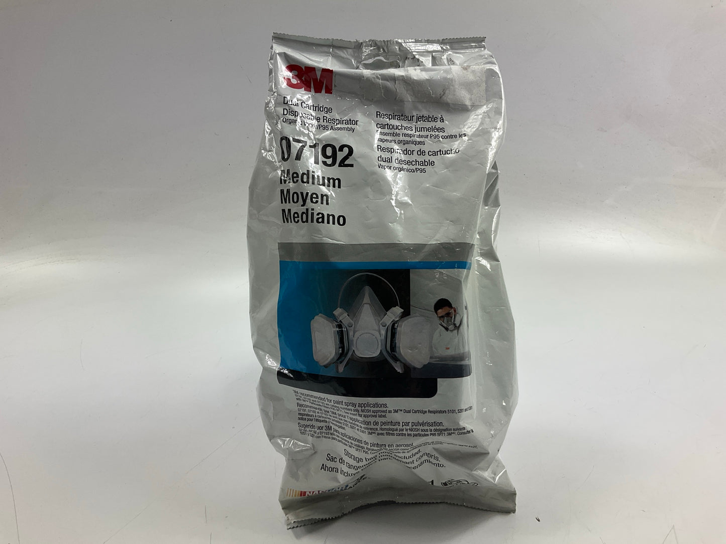 04/2026 3M 52P71 07192 Disposable Half Face Respirator Paint Spray & Pesticide