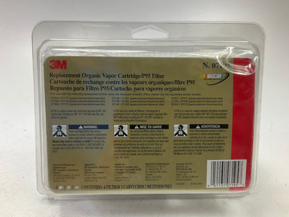 3M 07178 Automotive Paint Spray Respirator Mask, Medium OV/P95 Exp. 11/2026
