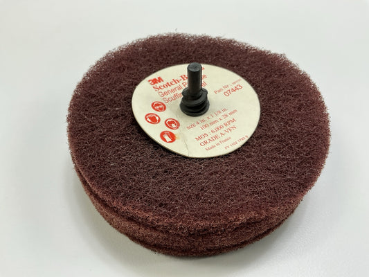 3M Scotch-Brite 07443 Roloc General Purpose Scuffing Wheel 4'' X1-1/8''