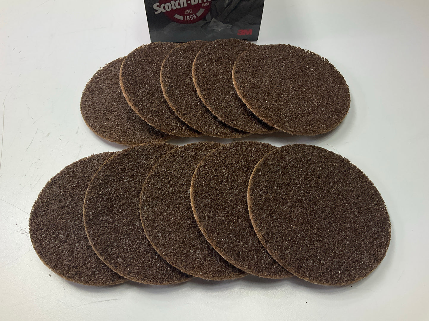 3M 07450 4'' Surface Conditioning Discs, Coarse, 10 Discs Total