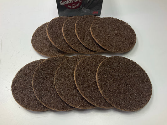 3M 07450 4'' Surface Conditioning Discs, Coarse, 10 Discs Total
